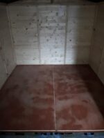 Abri en bois massif 5,76m² Habrita – panneaux 16mm + plancher + couverture plaques ondulées