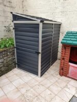 Abri en polycarbonate 2,06m² monopente Skylight Midnight Grey - Palram - Canopia