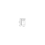 Abri monopente 1,32m² en PVC avec plancher Evo Tuscany 100 – Garofalo