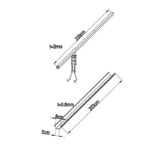 Abri pour 3 vélos en métal vert sauge Kosto 2,74m² - X-METAL