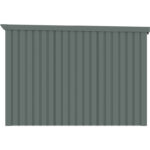 Abri pour 4 vélos en métal vert sauge Kosto 3,7m² - X-METAL