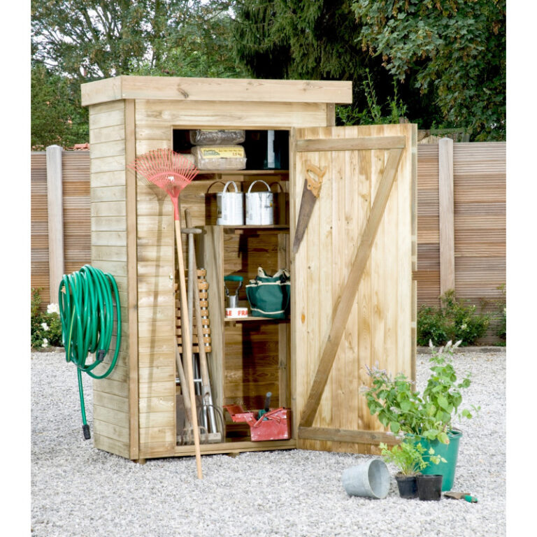 Armoire de jardin en bois massif traité autoclave 0,72m² THEO – Cerland
