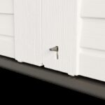 Armoire de jardin SunLife en Polyéthylène Haute Densité 40mm beige - H.202cm - Jôbu