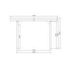Carport 28m² en bois traité autoclave avec espace de rangement - SOLID