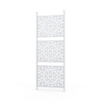 Carport double pente LIBECCIO 16m² en alu blanc et polycarbonate + 8 panneaux – Trigano