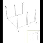 Carport-garage 7x5x2,65m en bois traité autoclave avec porte sectionnelle motorisée - SOLID