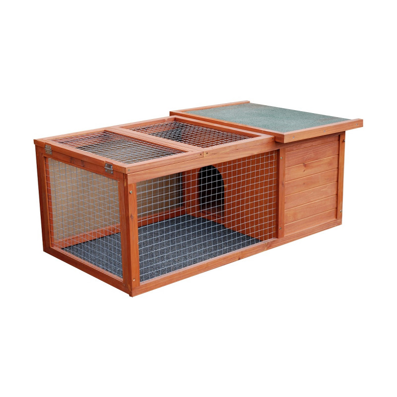 Clapier d’extérieur en bois - L120xP71xH48cm - Rabbit Space – Lifland
