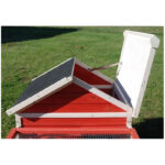 Clapier d’extérieur en bois - L145xP74xH82cm - Corail - Cottage Animals - Lifland