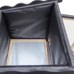 Clapier d'extérieur en bois FSC thermo-traité avec doublure chaude 153x64,5x103,5cm - Shelty Pet