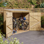 Coffre abri multifonctions en bois traité - 2000L - Rowlinson