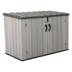 Coffre de jardin 2,06m² en PEHD imitation bois Lifetime - Habrita