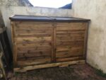 Coffre de jardin en bois Trocadero 2000L