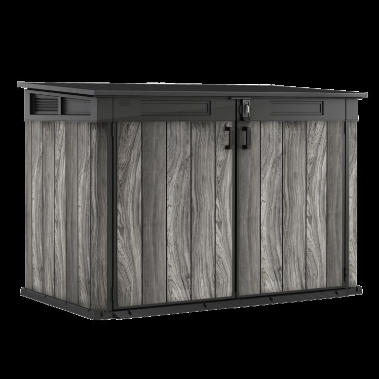 Coffre de jardin en résine gris aspect bois - 2020L - Signature - Keter