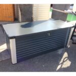Coffre de rangement en métal anthracite 750L Patio Box 1,06m² TRIMETALS