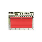 Coffre de rangement en métal rouge 750L Patio Box 1,06m² TRIMETALS