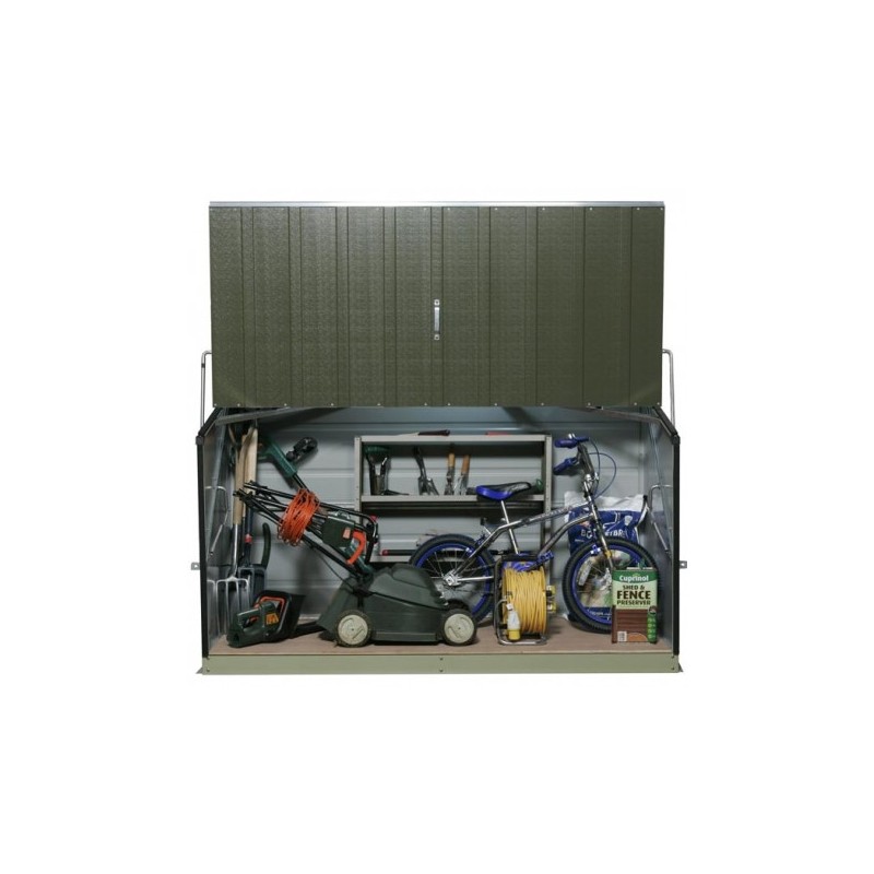 Coffre de rangement en métal Storegard 1500L vert 1,74m² TRIMETALS