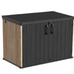 Coffre de rangement en résine multifonctions aspect bois WOODIZY 2300L - Jôbu