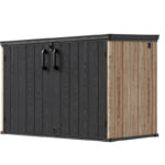 Coffre de rangement en résine multifonctions aspect bois WOODIZY 2300L - Jôbu