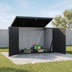 Coffre de rangement en résine multifonctions aspect bois WOODIZY 2300L - Jôbu