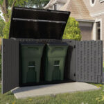 Coffre multifonctions en PE 35mm gris foncé 2000L + plancher Stowaway - SUNCAST