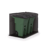 Coffre multifonctions en PE 35mm gris foncé 2000L + plancher Stowaway - SUNCAST