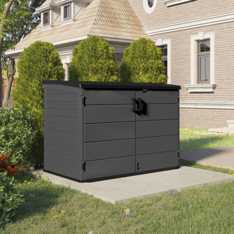 Coffre multifonctions en PE 35mm gris foncé 2000L + plancher Stowaway - SUNCAST