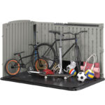 Coffre multifonctions en PE 35mm gris foncé 2800L + plancher Slidetop - SUNCAST