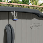 Coffre multifonctions en PE 35mm gris foncé 2800L + plancher Slidetop - SUNCAST