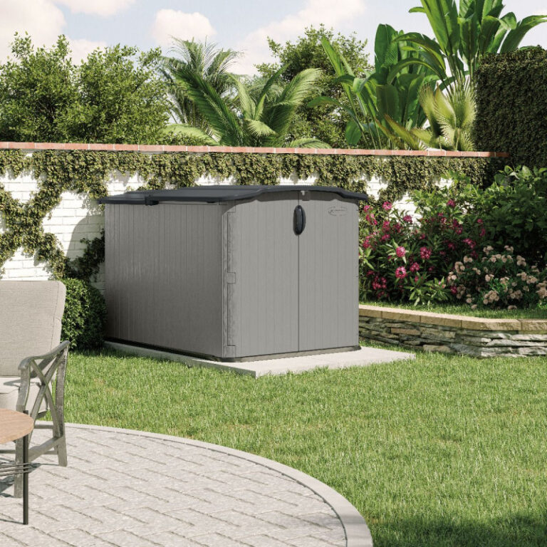 Coffre multifonctions en PE 35mm gris foncé 2800L + plancher Slidetop - SUNCAST