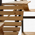 Enclos d'extérieur pour chats en bois FSC thermo-traité 300x95x188cm - Shelty Pet
