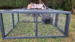 Enclos tortue en bois - L116xP109xH48cm - avec habitat - RUN OUT LUXE - Lifland