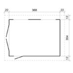 Garage en bois brut 13m² – panneaux LP® SmartSide® – Timbela