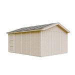 Garage en bois brut 17m² – panneaux LP® SmartSide® – Timbela