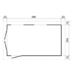Garage en bois brut 17m² – panneaux LP® SmartSide® – Timbela