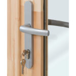 Garage en bois brut 29,16m² Roger - madriers 70mm - porte sectionnelle - Palmako