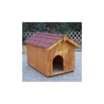 Niche à chien 0,77m² en bois FSC avec toit bitumé et plancher – HABRITA