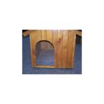 Niche à chien 0,96m² en bois FSC avec toit bitumé et plancher – HABRITA
