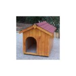 Niche à chien 0,96m² en bois FSC avec toit bitumé et plancher – HABRITA