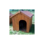 Niche à chien 1,17m² en bois FSC avec toit bitumé et plancher – HABRITA