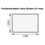 Petit abri de jardin en bois 2,2m² Merseburg 2 - Karibu
