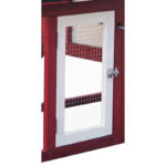 Poulailler bicolore en bois 10mm FSC 0,94m² pour 2 à 3 poules - HABRITA