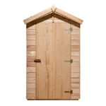 Toilettes sèches en bois massif FSC - panneaux 16mm + plancher - Habrita