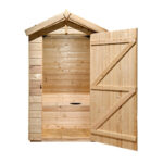 Toilettes sèches en bois massif FSC - panneaux 16mm + plancher - Habrita