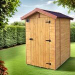 Toilettes sèches en bois massif FSC - panneaux 16mm + plancher - Habrita
