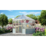 Volière en aluminium anodisé 9m² et polycarbonate 6mm - grillage maille d'acier Circus - Vitavia